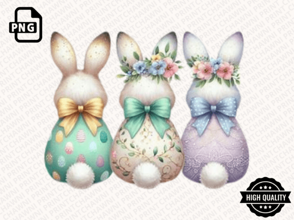 Download Happy Easter PNG Coquette Easter Bunny - Png Collection
