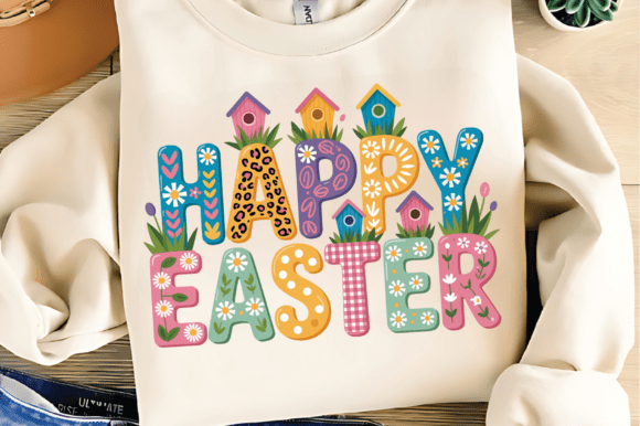 Download Happy Easter PNG Faux Yarn Latch Hook - Png Collection