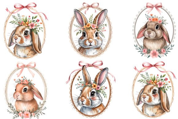 Download Vintage Easter Bunny Clipart Png Easter - Png Collection