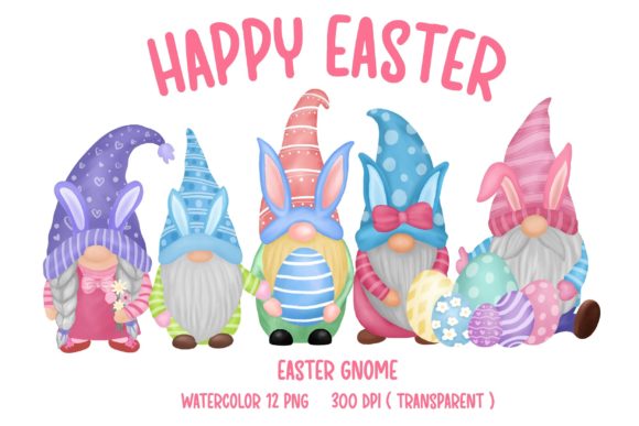 Download Gnome Easter Bundle Png Clipart - Png Collection