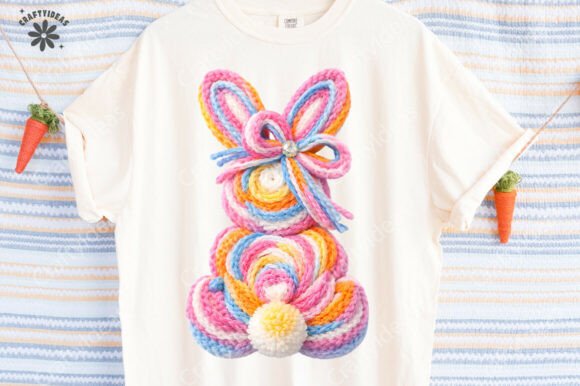 Download Faux Yarn Easter Bunny Png Easter Png - Png Collection