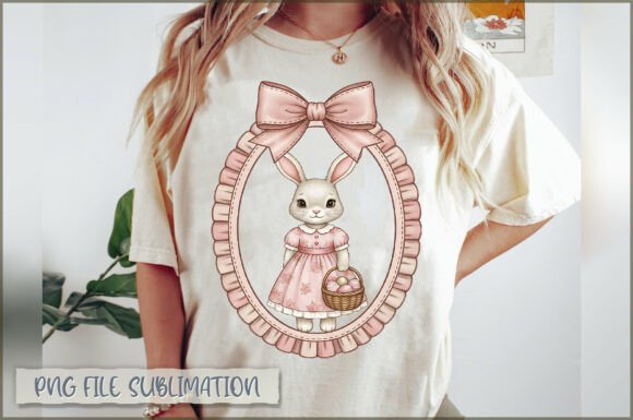 Download Vintage Easter Bunny Clipart PNG - Png Collection