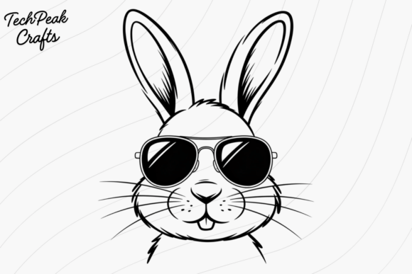 Download Cool Bunny PNG Cute Rabbit Clipart - Png Collection
