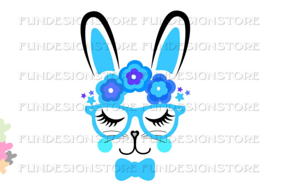 Download Cool Bunny Face Head Design,clipart,PNG - Png Collection