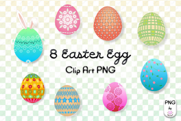 Download Colorful Easter Egg Clipart Sticker PNG - Png Collection
