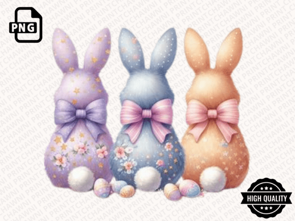 Download Happy Easter PNG Coquette Easter Bunny - Png Collection