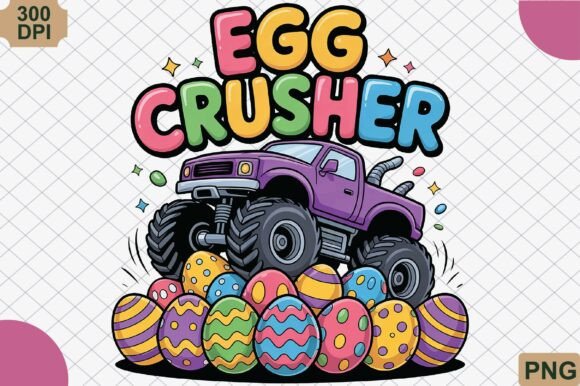 Download Egg Crusher, Monster Truck Easter PNG - Png Collection