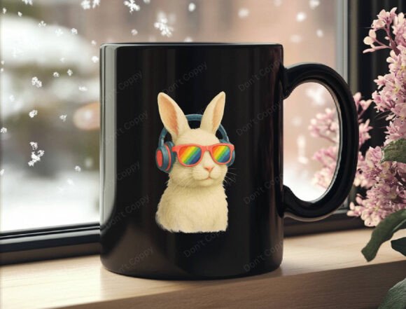 Download Bunny Png, Dj Bunny Png, Bunny Headphone - Png Collection