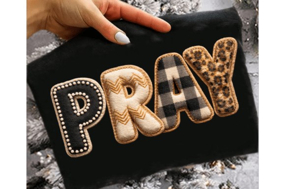 Download PRAY PNG,Crochet Christian Checkered Png - Png Collection