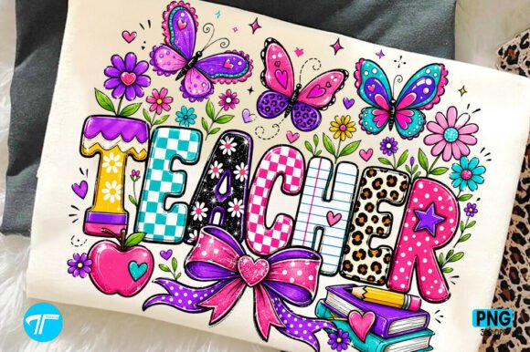 Download Preppy Teacher School Floral Shirt Png - Png Collection