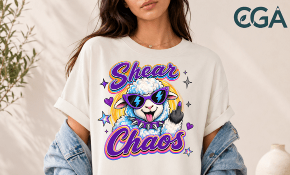 Download Shear Chaos Rocker Sheep Clipart PNG - Png Collection