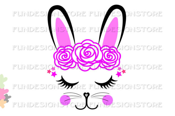 Download Cool Bunny Face Head Design,clipart,PNG - Png Collection