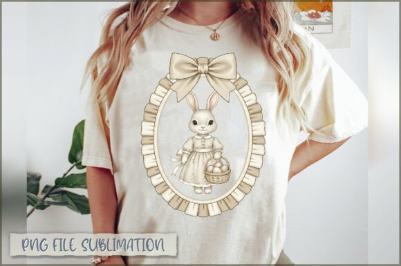 Download Vintage Easter Bunny Clipart PNG - Png Collection