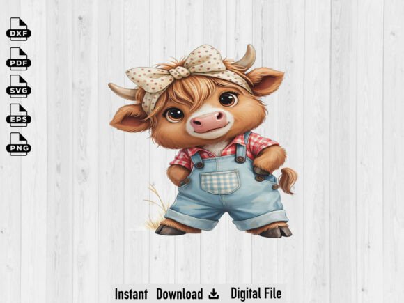 Download Easter Highland Cow Png, Easter Mom PNG - Png Collection
