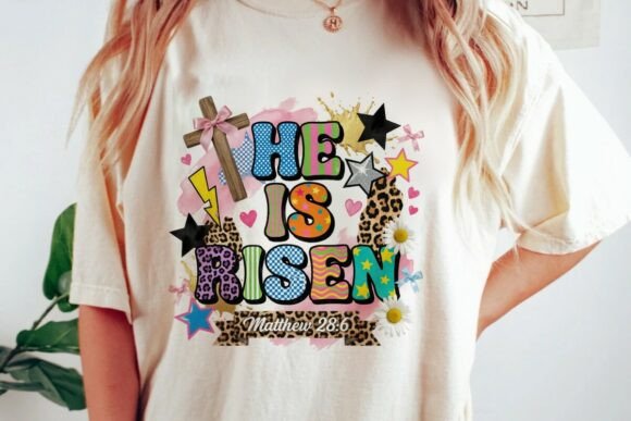 Download He is Risen Vibrant Easter Design Png - Png Collection