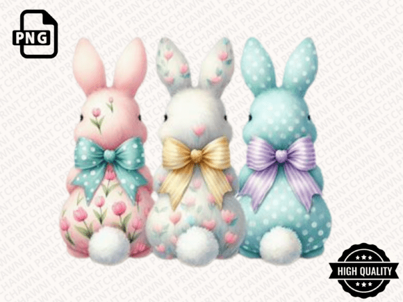 Download Happy Easter PNG Coquette Easter Bunny - Png Collection