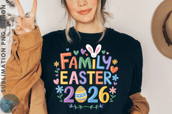 Download Family Easter 2026 Sublimation PNG - Png Collection